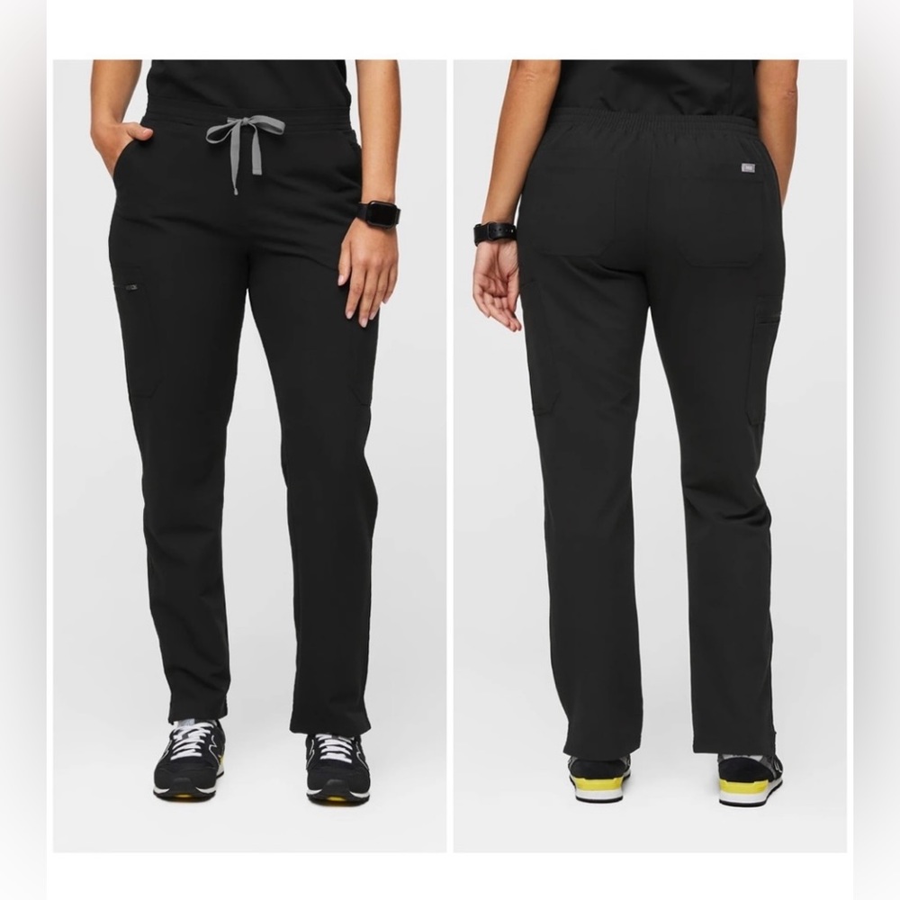 FIGS Jogger Black Scrub Bottom Sz XS